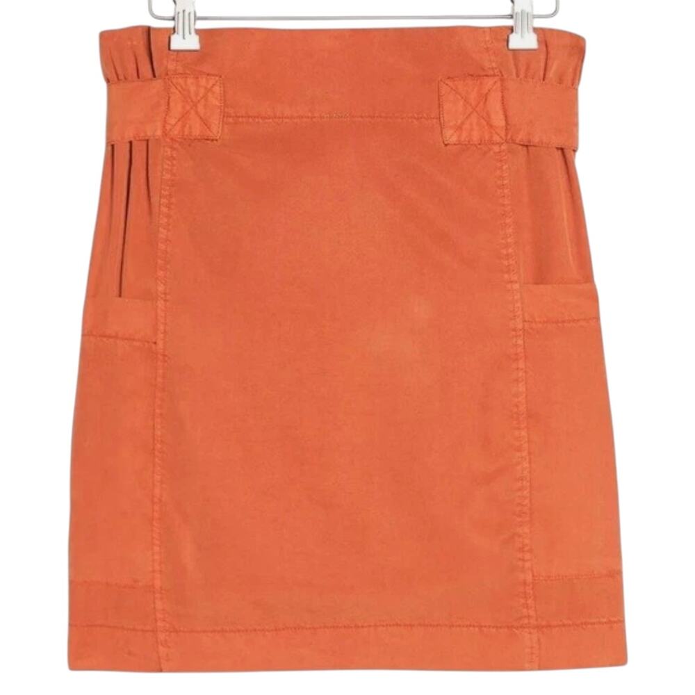 Anthropologie Nantes Mini Skirt Orange Size XL NWT - Picture 4 of 4